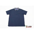 Camisa de gola Oxford estampada em Jersey masculino